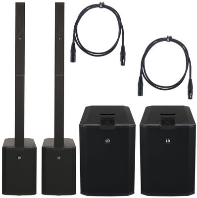 LD Systems Maui 28 G3 Power Bundle Schwarz