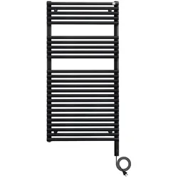 Zehnder Forma Spa elektrisch IHC Handtuchwärmer, Inox Look, 849x91x498 mm