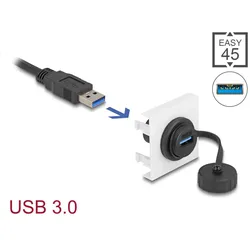 DELOCK Easy 45 Modul SuperSpeed USB 5 Gbps USB Typ-A Buchse