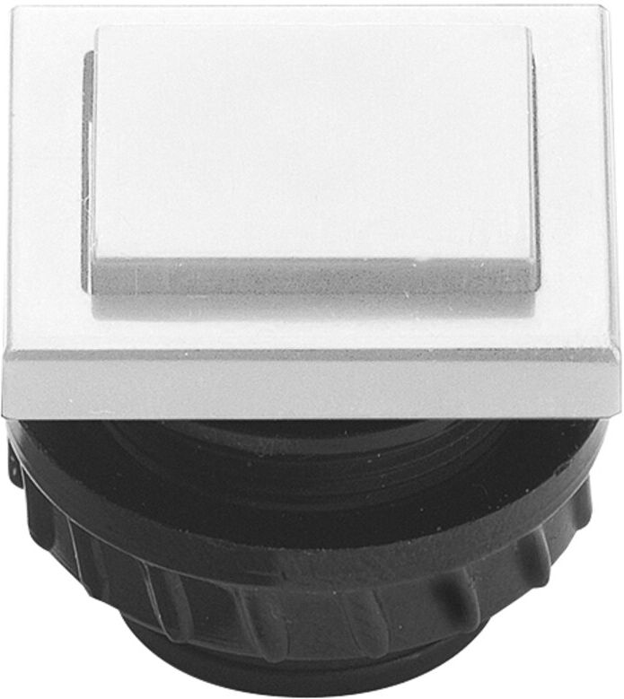 Grothe Klingeltaster 13,5x16mm Knopf ws, Hülse ws PROTACT 680 KS (61047)