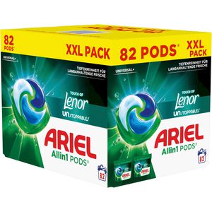Ariel Waschmittel All-in-1 Vollwaschmittel, Pods, Touch of Unstoppables, Waschladungen 82