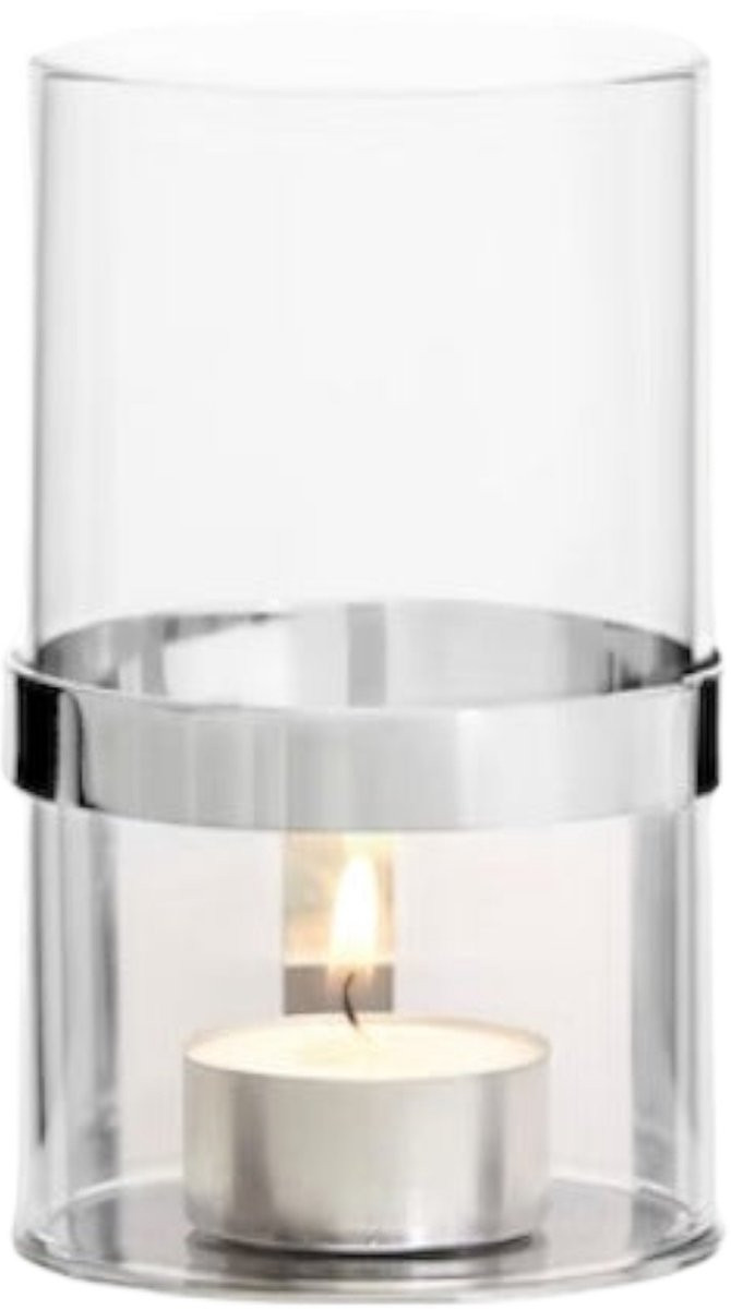 Sagaform Lantaarn Hold Klein Zilver voor Tealights