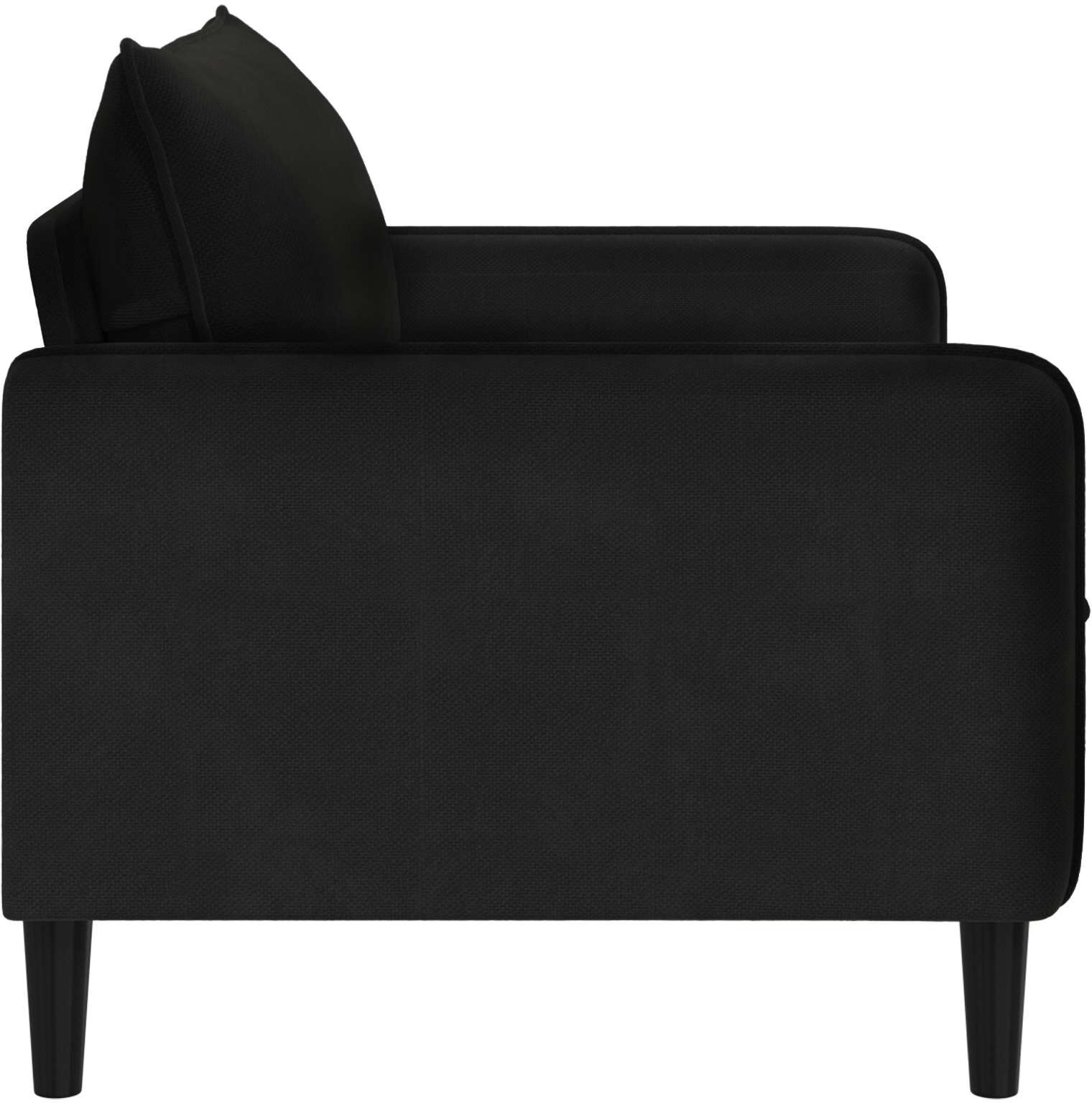 vidaXL Fauteuil XL Noir Velours