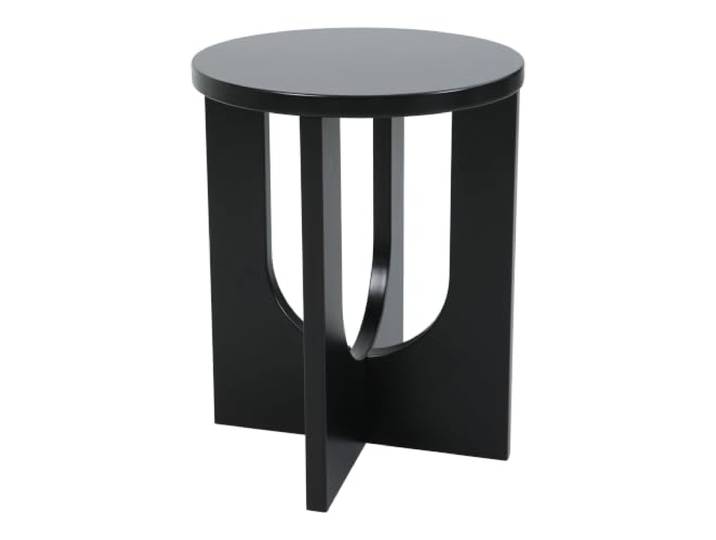 Helloshop26 Eleganter und praktischer Beistelltisch, 50 x 40 cm, Schwarz 03_0010927
