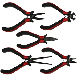 KS Tools Feinmechanik-Zangen-Satz, 5-tlg - 500.7020