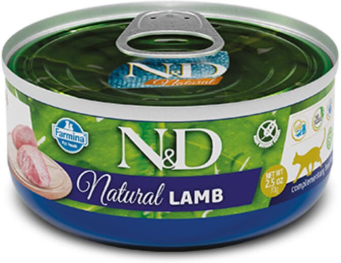 N&D Natural Cat Lattina Multipack 70G AGNELLO