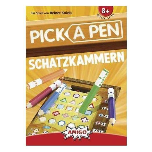 Amigo Pick a Pen: Schatzkammern Würfelspiel (Deutsch, 2 - 4 Spieler) (02412)