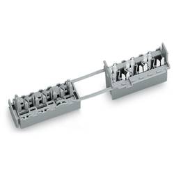 Verbindungsklemme starr: 0.75-1.5 mm² Polzahl: 6 WAGO 730-106 50 St. Grau