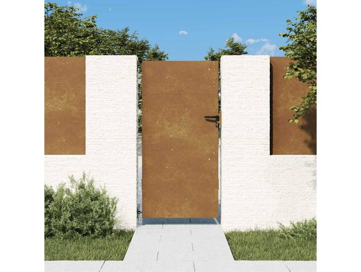 vidaXL Gartentor 85x200 cm Cortenstahl