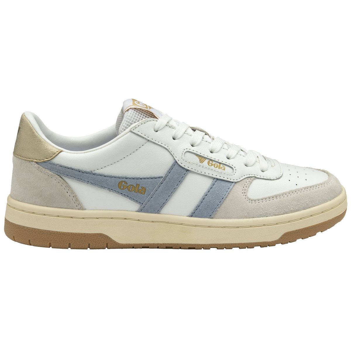 Gola Hawk Sneaker Women white/air/gold (EY) 38 CLB336-EY-38-whiteairgold