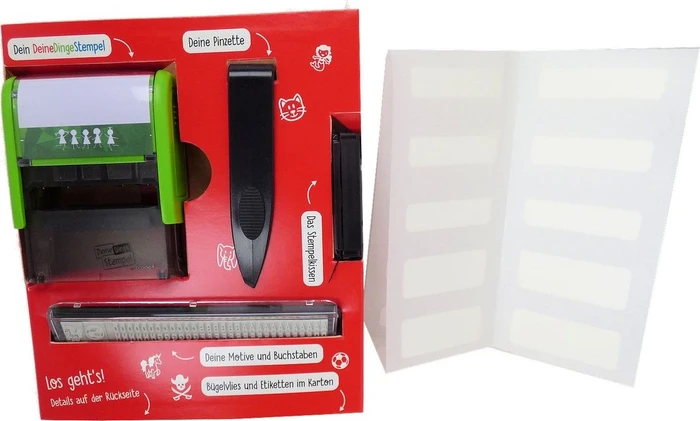 trodat Textstempel, individualisierbar DeineDingeStempel 8911 selbstfärbend schwarz ohne Logo
