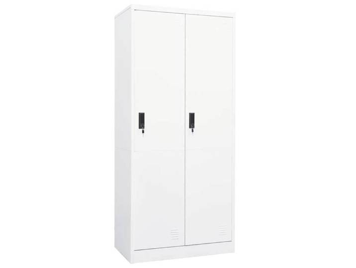 (Vente chaude)Suport vêtements 1 PC - SWEETY - Garde-robe moderne - Blanc 80x50x180cm Acier 548166