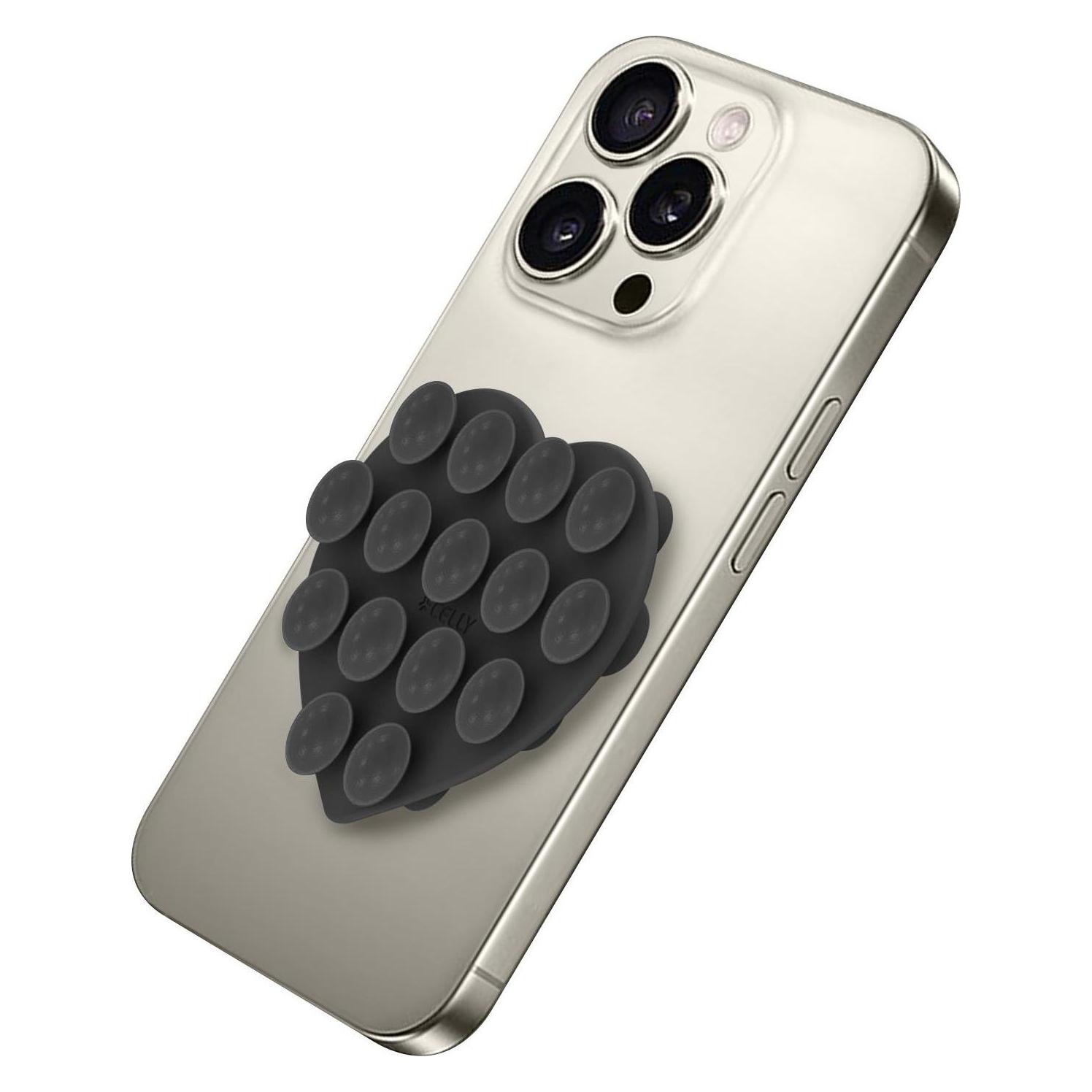 Celly - FIXHEART - Ventosa per smartphone (FIXHEARTBK)