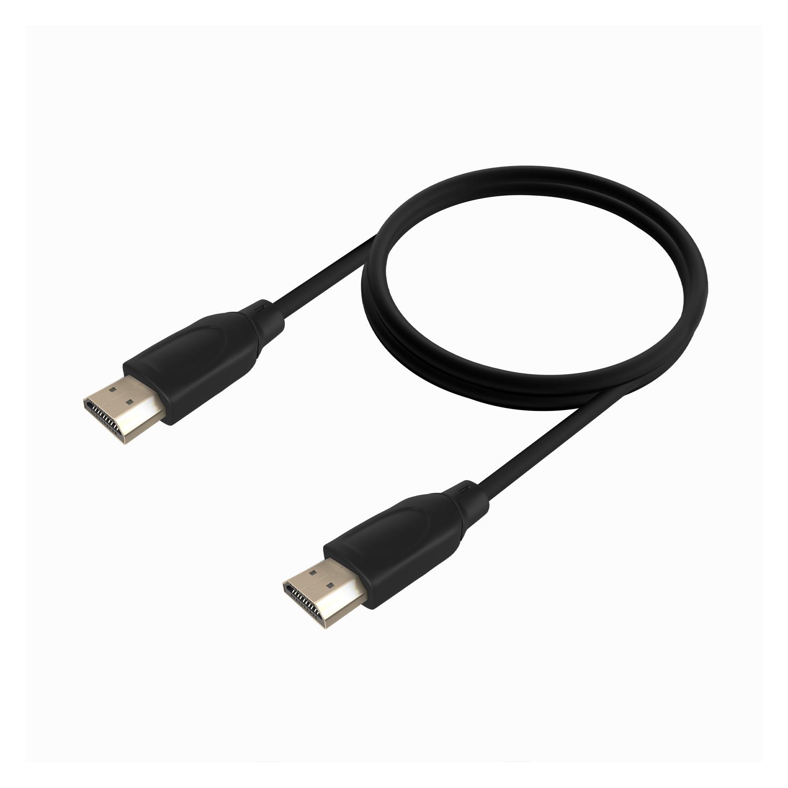 Aisens CABLE HDMI V2.0 PREMIUM 4K60HZ 18GBPS A/M-A/M 1.0M NEGRO (1 m) (A120-0722)
