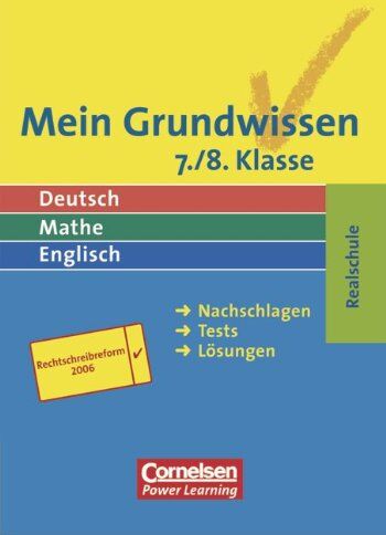 Abele, Hans Karl - Mein Grundwissen - Realschule - Aktualisierte Ausgabe 2006: 7./8. Schuljahr - Schülerbuch - Preis vom 15.10.2026 23:06:25 h