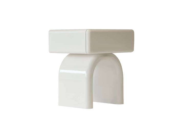 Design Beistell- und Nachttisch „Bennet“ Milchweiss Richmond Interiors