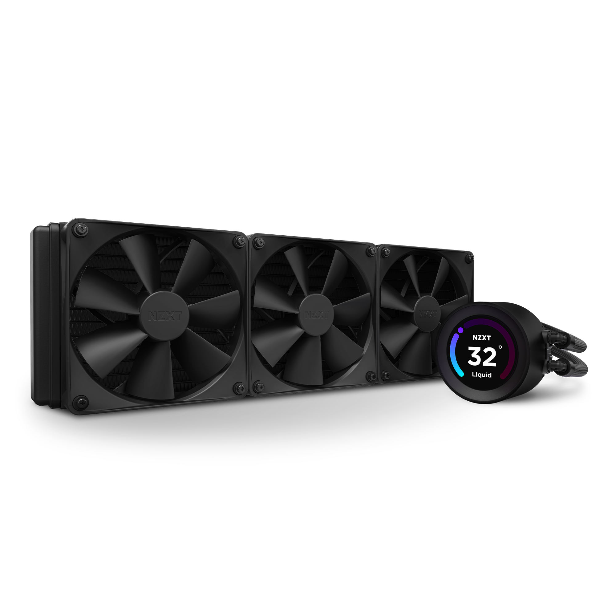 NZXT Kraken Elite 360, schwarz Wasserkühlung für AMD und Intel CPU