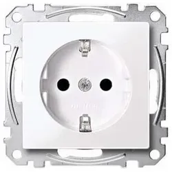 Merten SCHUKO-Steckdose aws/gl MEG2400-0325
