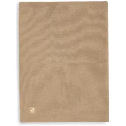 Jollein, Babydecke, Decke Kinderbett 100x150cm Basic Knit - Hazel (150 x 100 cm)