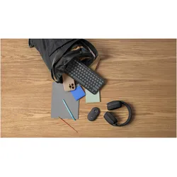 Logitech Pebble Keys 2 K380S (Eng. Int., Kabellos), Tastatur, Grau