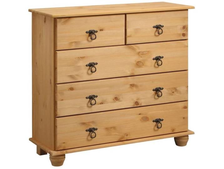 Finca - Commode à 3+2 Tiroirs En Pin