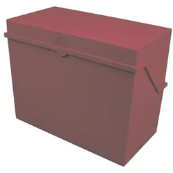 helit Karteikasten A7 quer »the index H62147« rot, 12x9.4x7.3 cm