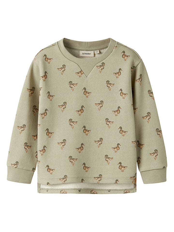 Lil Atelier Sweatshirt "Jobo" in Grün - 104