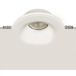 ACB Gips-Einbauleuchte GAMMA 3409/12 mit Trichterblende, GU10 max. 10W (LED), überstreichbar, weiß ACB-E34091B