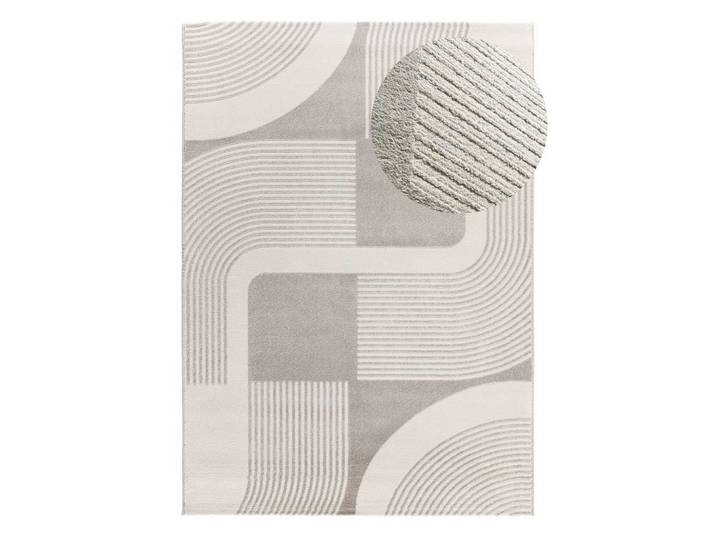 WEBTEPPICH grau Flora 160/230 cm