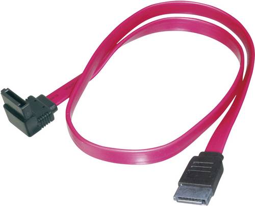 Digitus Festplatten Anschlusskabel [1x SATA-Buchse 7pol. - 1x SATA-Buchse 7pol.] 0.50 m Rot