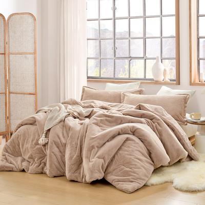 Cozzzzzzzzzzzzzzzzy - Coma Inducer Oversized Comforter Set - Taupe Cream