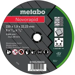 Metabo Novorapid Universal Trennscheibe, gerade Ausführung - 616529000