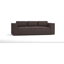 3-SITZER-SOFA Nova Dunkelbraun Cord