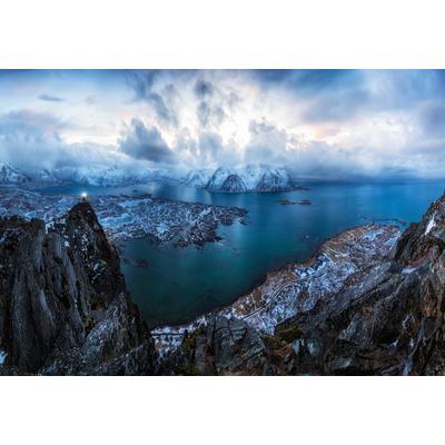 Fototapete PAPERMOON "Photo-Art DR NICHOLAS ROEMMELT, IM HIMMEL AUF HAZVEN", bunt, B:5m L:2,8m, Vlies, Tapeten