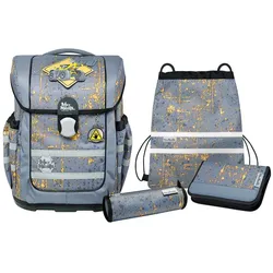 McNeill Schulranzen-Set Ergo Complete Steel, 5-teilig