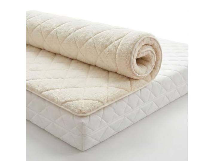 LANAMED Premium Schurwoll Matratzenauflage 100x200cm, Bettauflage Unterbett, Topper, Extra dichter, superweicher Merino Lammflor 650g/m². Spitzenqualität: Woolmark, Oeko-Tex und RWS