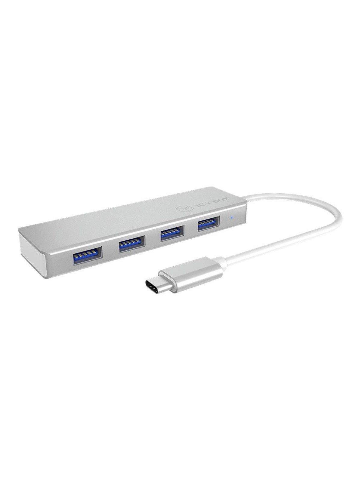 ICY BOX IB-HUB1425-C3 USB-Hubs - USB 3.2 - 4 - silber