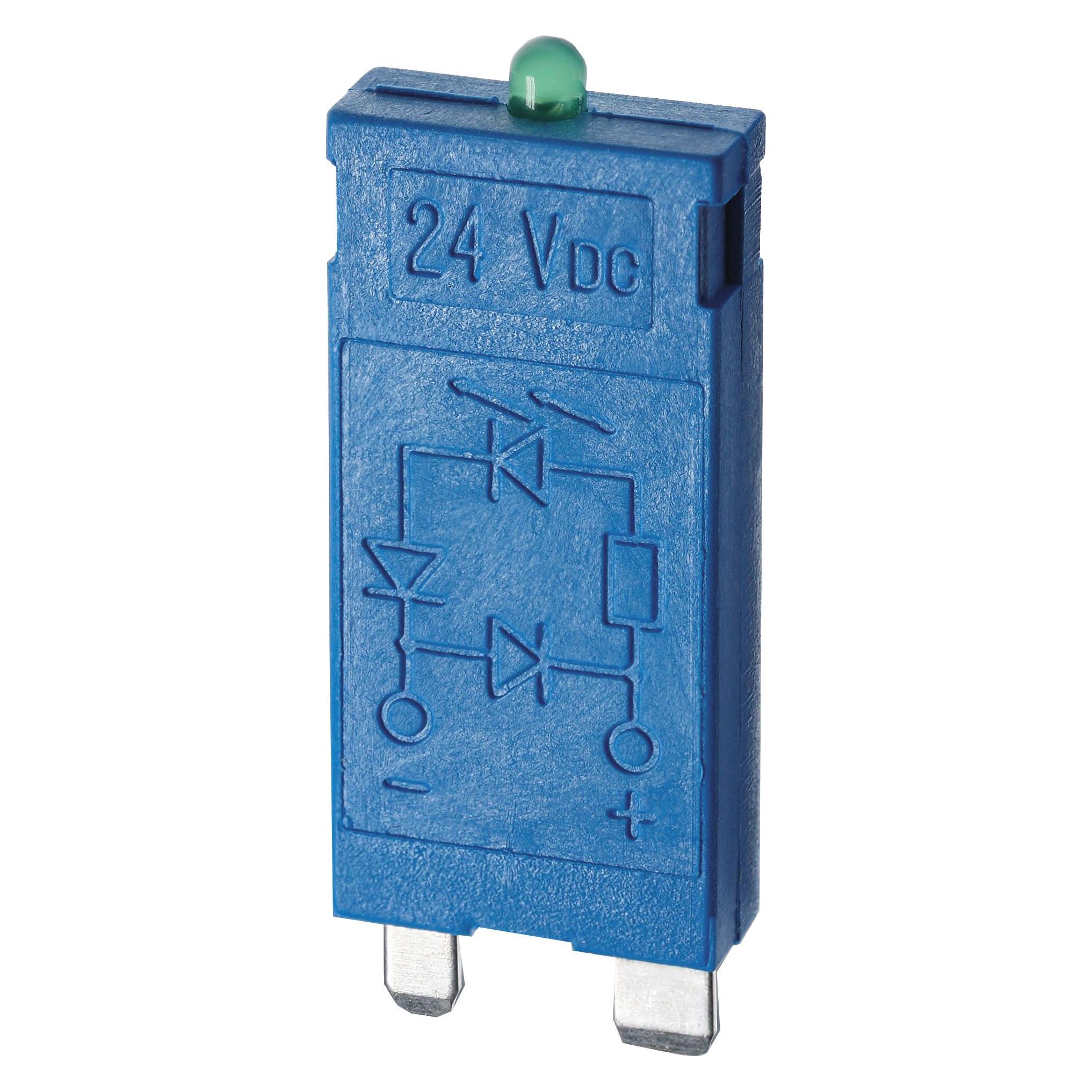 Finder Serie 55+56 Diodenmodul + LED 6/24VDC (99.01.9.024.99)