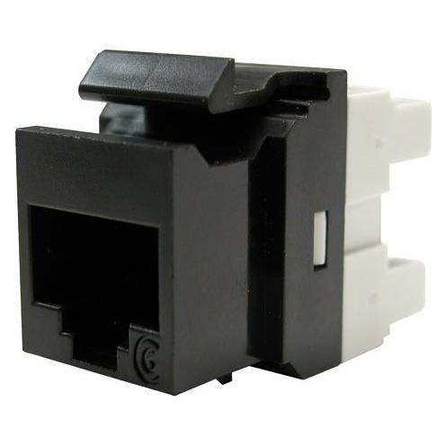 Molex Keystone Module 1xRJ45 (WE8W), UTP, 568A/B, PowerCat 6, Black (Keystone Modul) (KSJ-00033-04)