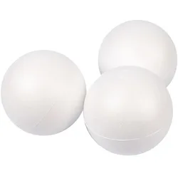 Creativ Company Styropor-Kugeln 10 cm, Weiss, 25 Stück