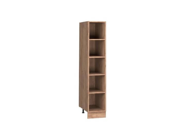 Vicco Küchenregal, Goldkraft Eiche, 30 cm Offener Stauraum · 4 Einlegeböden · Höhenverst. Füße · Frei kombinierbar · Alles griffbereit