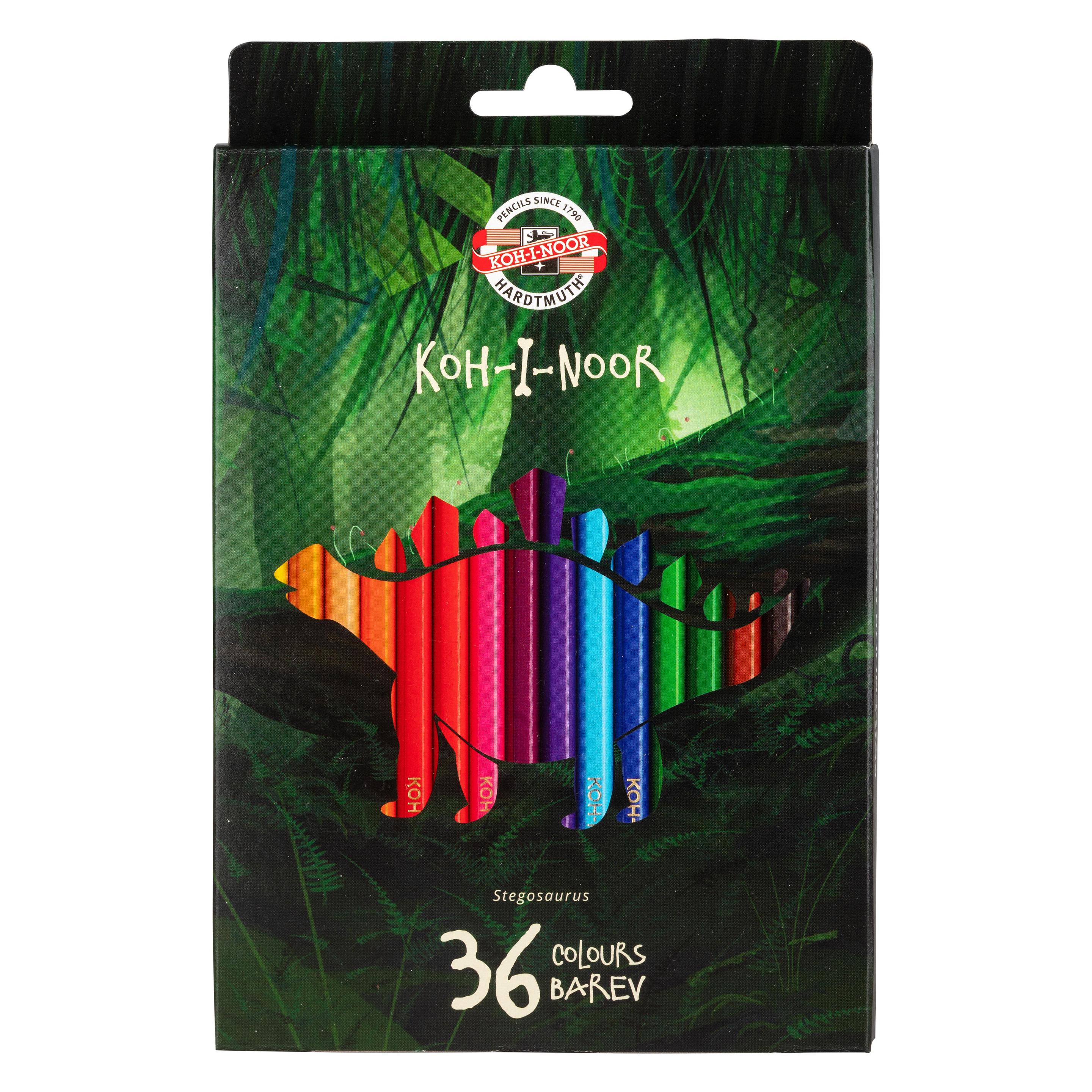 Koh-i-Noor Buntstifte Dino, 36 Farben (36x) (215181)