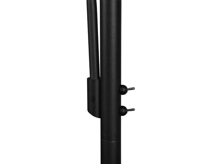 Trio Lighting Stehlampe Burton, schwarz, für Wohn- / Esszimmer, Metall, Stehlampe