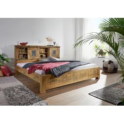 Bett Mango 180x200x105 natur lackiert RAILWAY #143