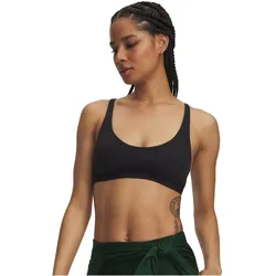 UNDER ARMOUR Effortless Light Support Sport-BH Damen 008 - ultimate black/castlerock M