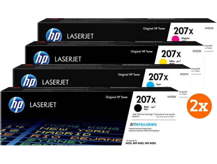 HP 207X Toner Combo Pack (2 stuks)