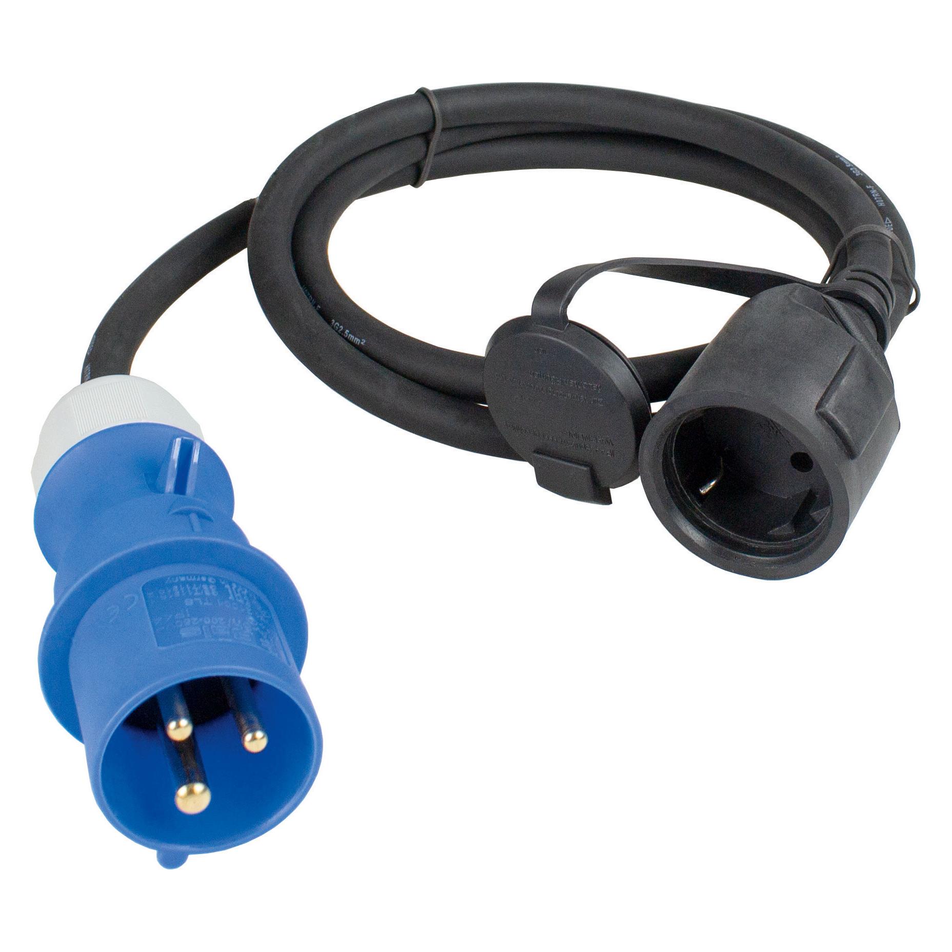 As - Schwabe CEE-Adapterleitung (CEE 16/3, CEE 7/3) (60488)