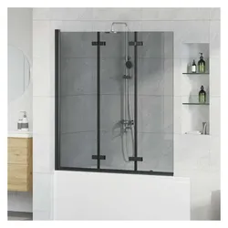 vidaXL, Duschkabine + Duschwand, Jasonus (Dunkel transparent) (130 cm, 138 cm)