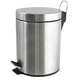 MSV Treteimer Edelstahl 5 Liter matt