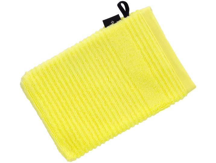 Vossen Tomorrow Waschlhandschuh electric yellow 16 x 22 cm